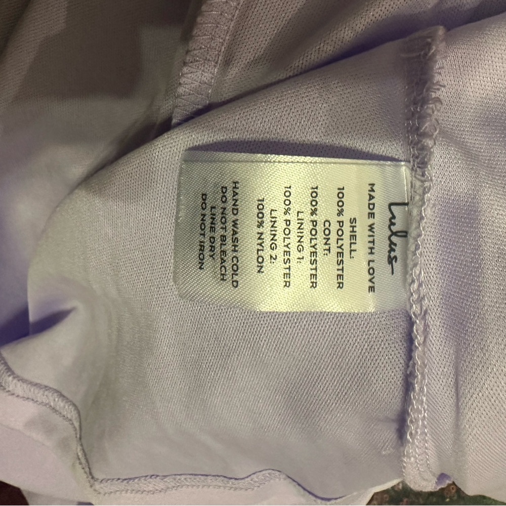 Lulu’s NWOT Perfection Seeker Lavender Iridescent Sequin Bustier Prom Maxi Dress - Picture 14 of 15